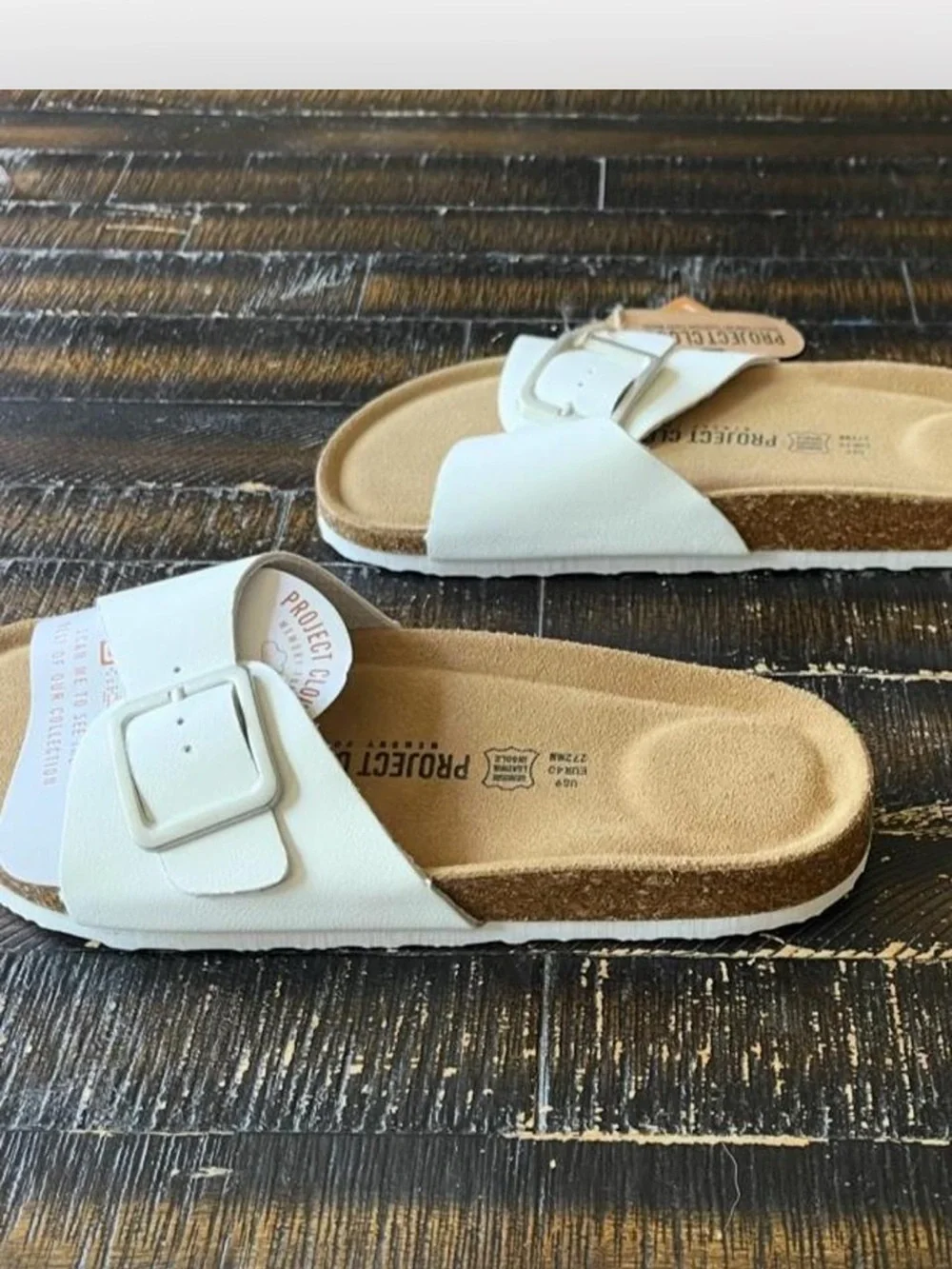White Project Cloud Women's Sandals NWT